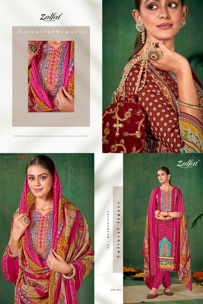 Sangini By Zulfat Printed Jam Cotton Dress Material Wholesale Price In Surat